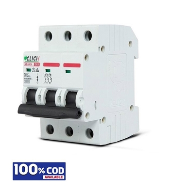 Picture of Click Circuit Breaker MCB 3P 20A C 6KA