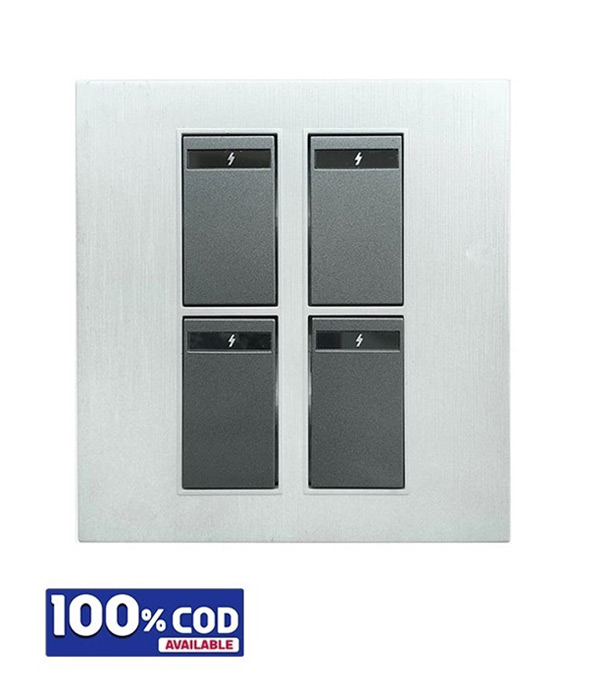 Picture of Blaze Crown 4 Gang 1 Way Switch