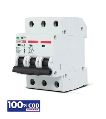Picture of Click Circuit Breaker MCB 3P 50A C 6KA 