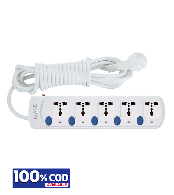 Picture of Blaze EASY Extension Socket 5 SKT, 2 Pin, 5 Yard -
