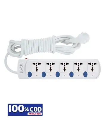 Picture of Blaze EASY Extension Socket 5 SKT, 2 Pin, 5 Yard -
