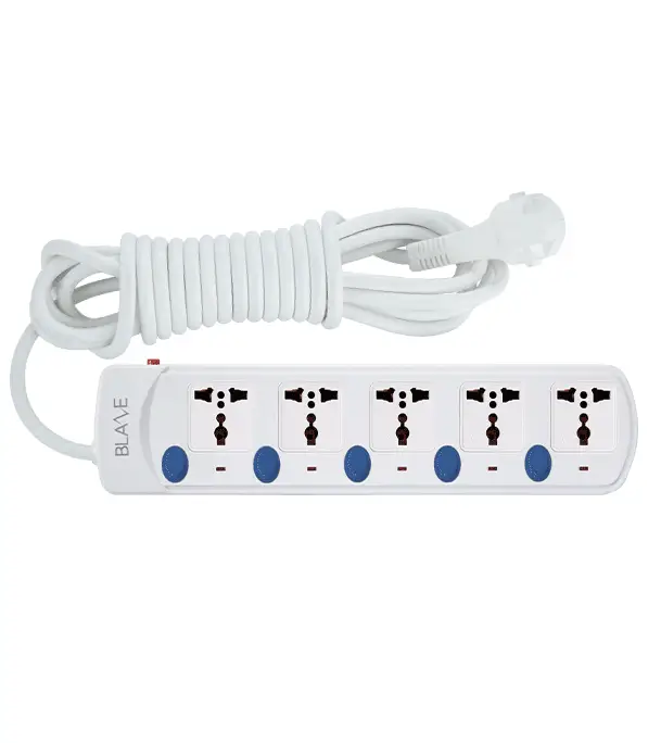 Picture of Blaze EASY Extension Socket 5 SKT, 2 Pin, 5 Yard -
