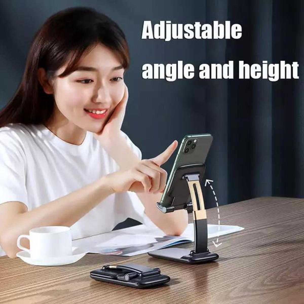 Buy  Universal Adjustable Phone Holder Stand Foldable Metal Holder Desk Stand  at Best Price In Bangladesh