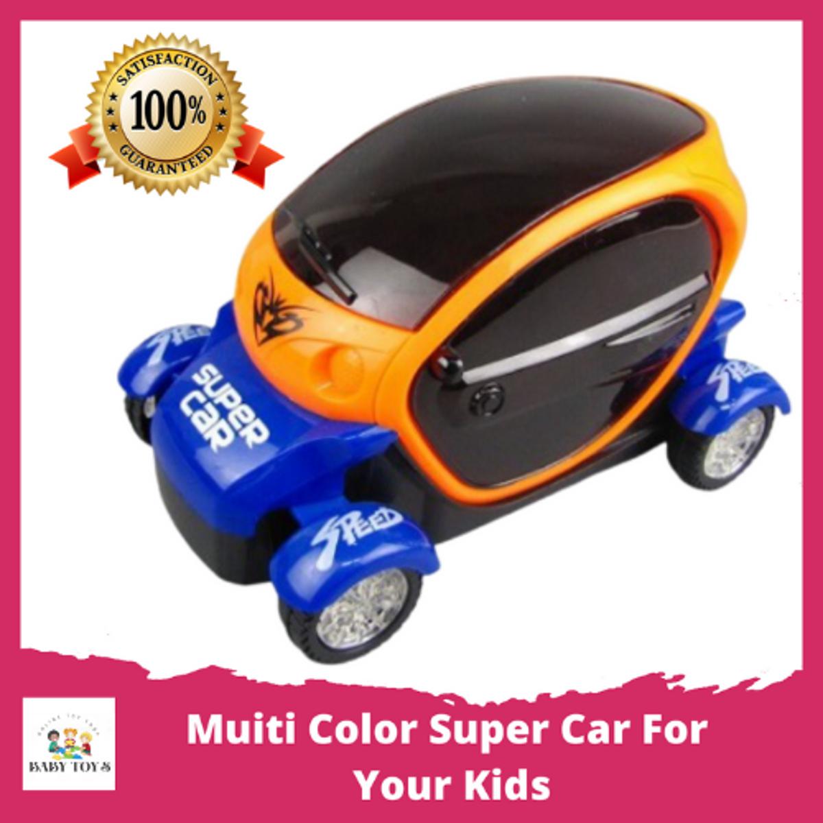 Buy BABY 3D LIGHT MUSICAL POWER WITH AUTOMATIC SENSOR MUITI COLOR SUPER CAR FOR YOUR KIDS SE-ET-26 at Best Price In Bangladesh