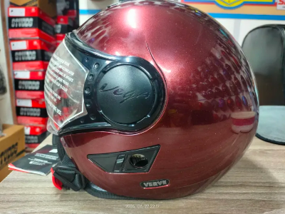 Buy Vega Verve Dull Burgundy Helmet at best price In Bangladesh
