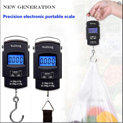 Buy Portable Electronic Scale - Digital Weight Machine 50KG (Black) at Best Price In Bangladesh