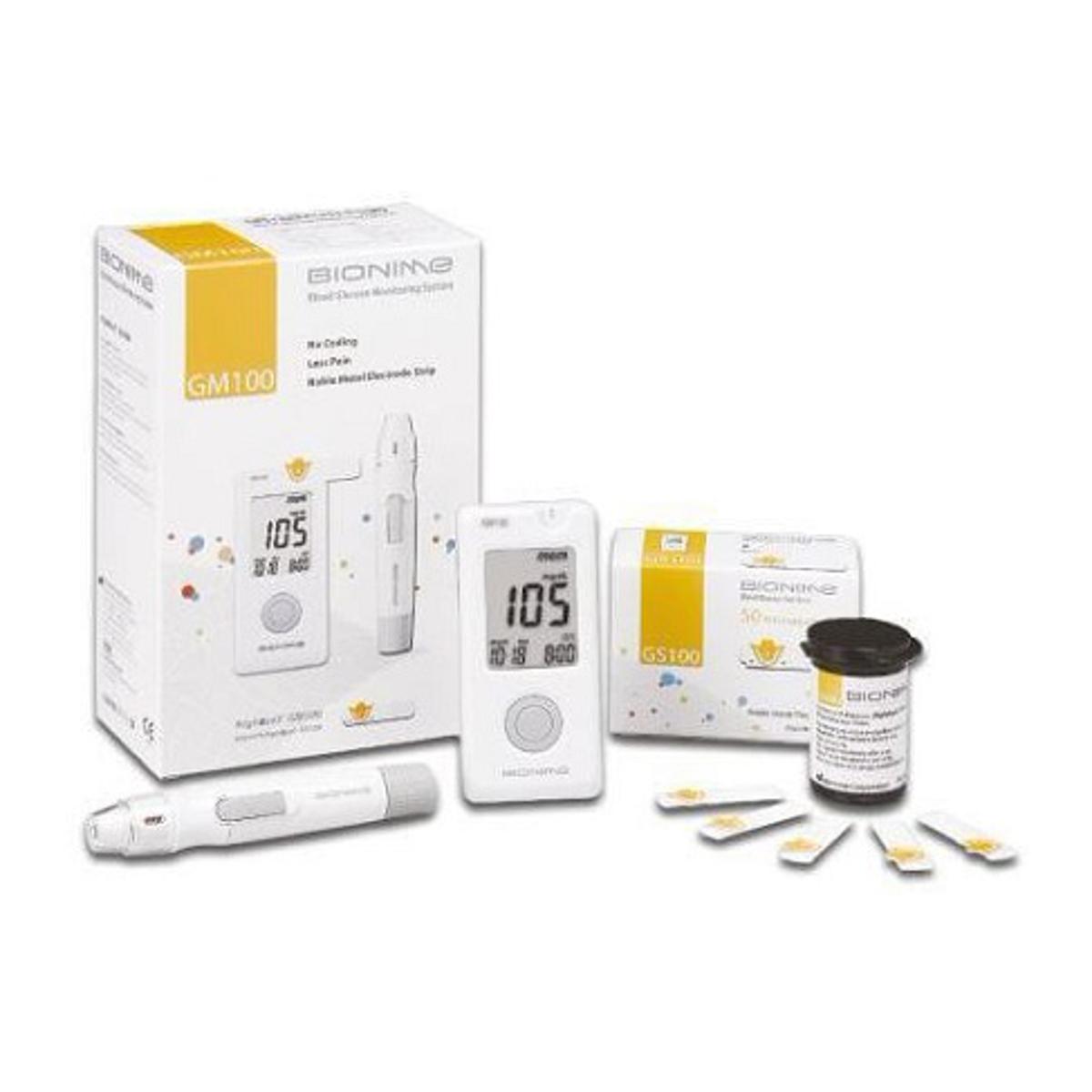 Buy Bionime GM 100 Glucose Test Meter-Without strips  at best price In Bangladesh