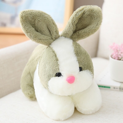 Picture of Simulation Rabbit Plush Doll Stuffed Cute Bunny Plush Toys Baby Gift - toys for girls