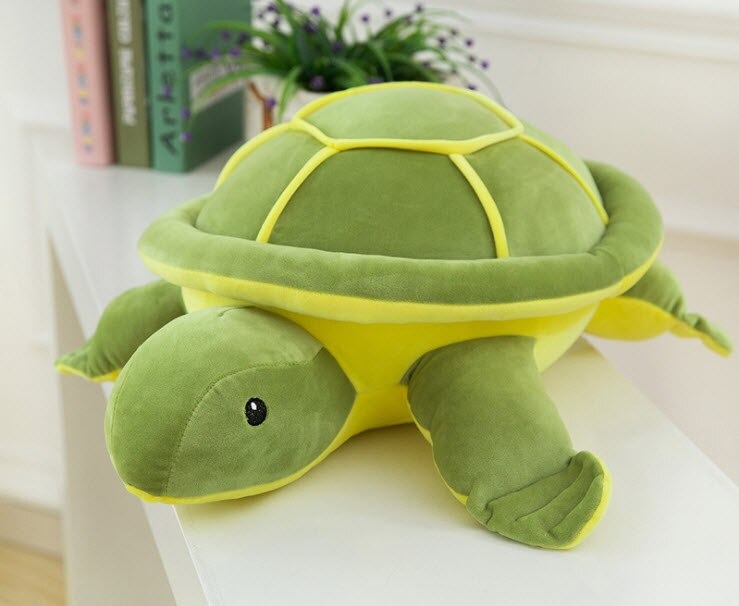 Picture of Soft toy tortoise Lovely stuffed cartoon Green turtle - Toy - toys for girls