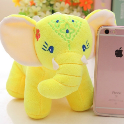Picture of Elephant Toy Stuffed Colorful Soft Animal Elephant Doll