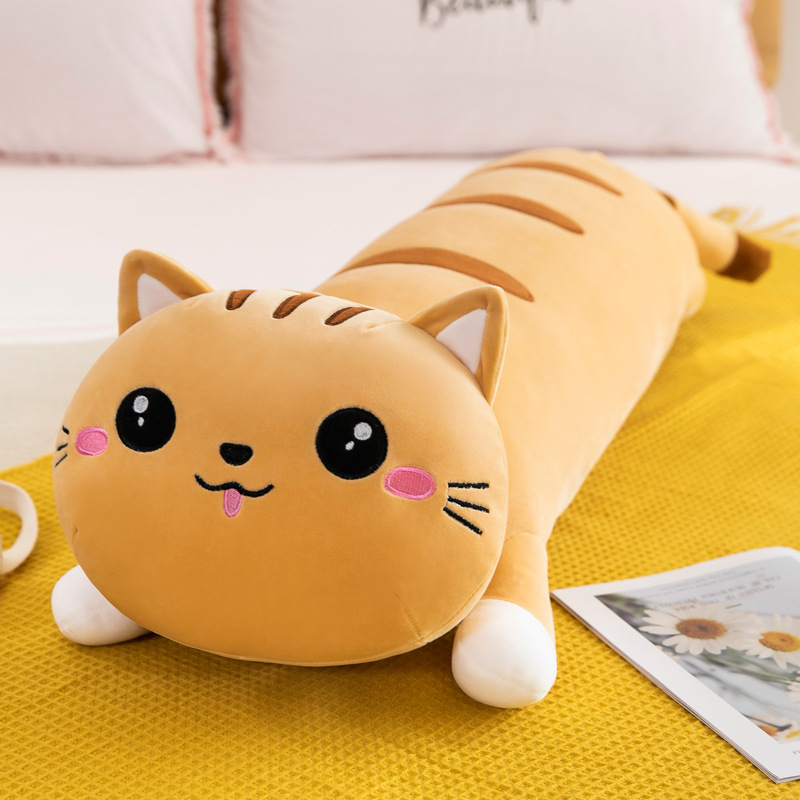 Picture of Cat Pillow Long Kolbalish Doll Site pillow Stuffed Toys for bed Decor