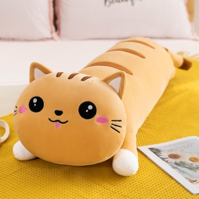 Picture of Cat Pillow Long Kolbalish Doll Site pillow Stuffed Toys for bed Decor