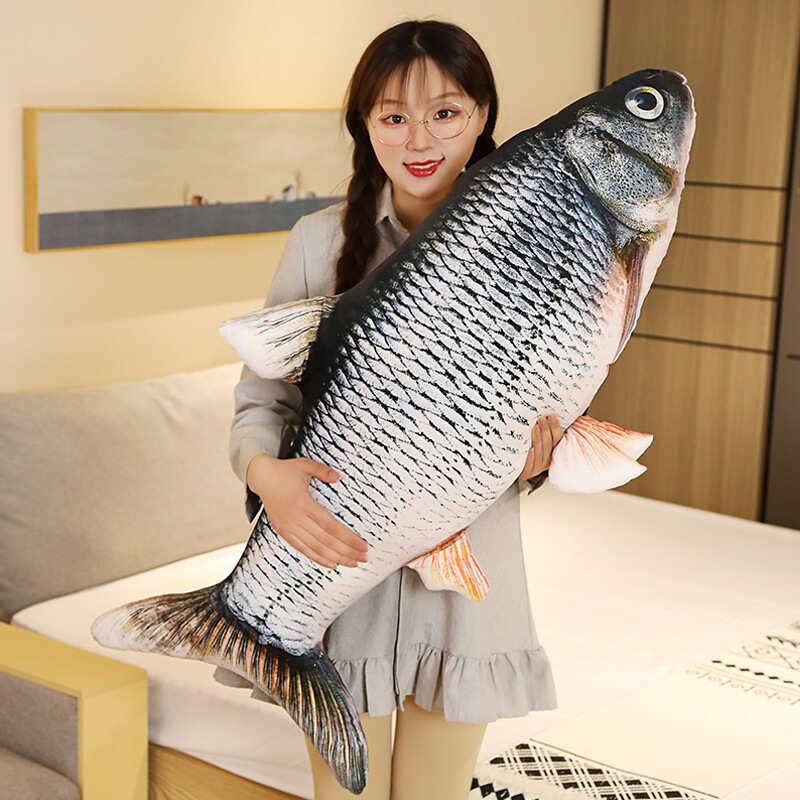 Picture of Fish Plush Soft Toy Pillow Stuffed Used for Home Decoration Gifts, Toy Pillow