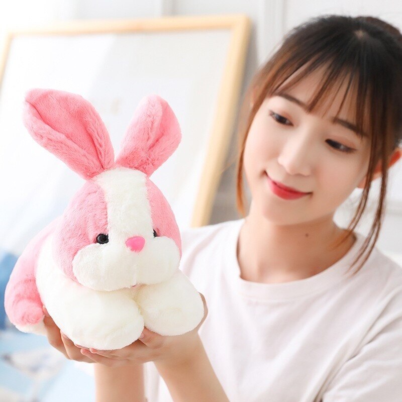Picture of Rabbit Plush Doll Soft Stuffed Cartoon Bunny Cute Animal Toy Gift