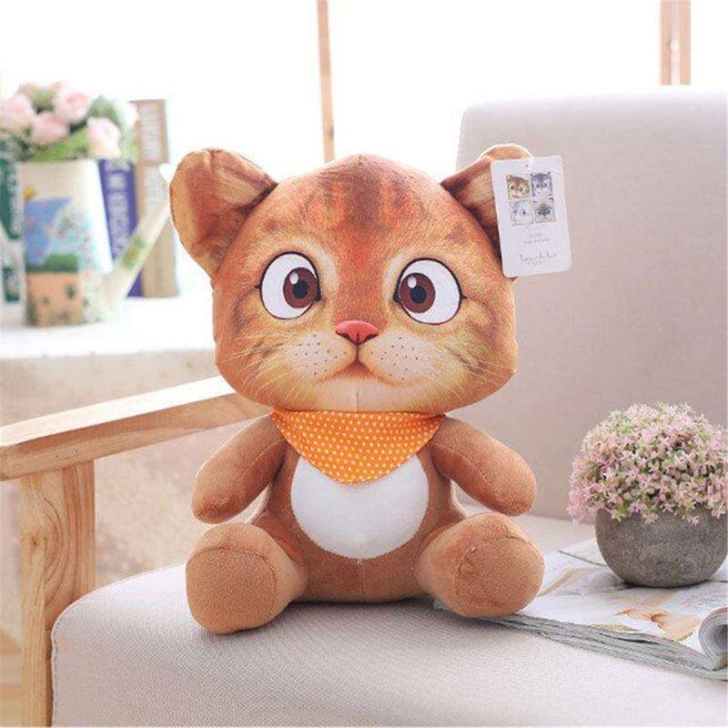 Picture of Cat Stuffed Toys Sofa Cushion Plush Animal Dolls Kids Toys Gifts