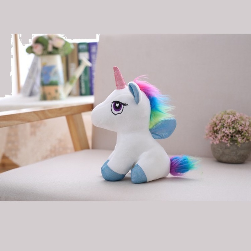 Picture of Unicorn Stuffed Plush Soft Toy Horse Doll Toy for Kids