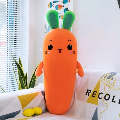 Picture of Carrot Styling Plush Toys Cute Long Side Pillow Stuffed Toy