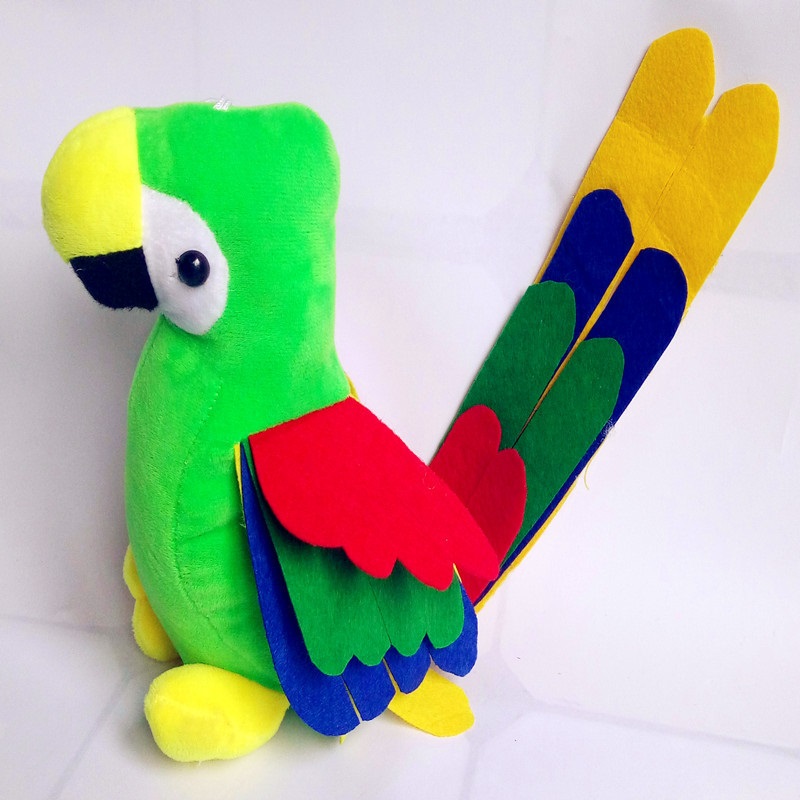 Picture of Parrot plush toy dolls - Teddy Bear - toys for girls