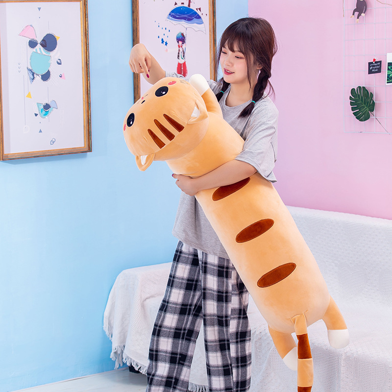Picture of Cat Pillow Long Kolbalish Doll Site pillow Stuffed Toys for bed Decor