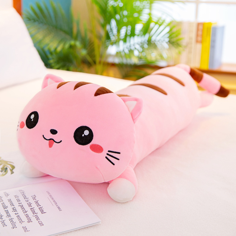 Picture of Cat Pillow Long Kolbalish Doll Site pillow Stuffed Toys for bed Decor