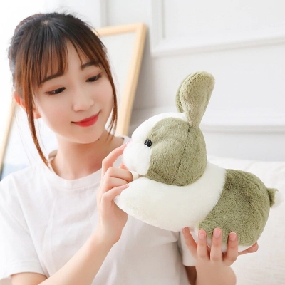 Picture of Rabbit Plush Doll Soft Stuffed Cartoon Bunny Cute Animal Toy Gift