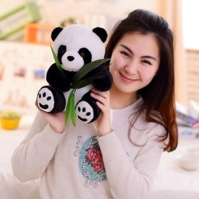 Picture of Cute Panda Stuffed & Plush Animals Baby Doll Soft Toys Adorable For Children Birthday Gift