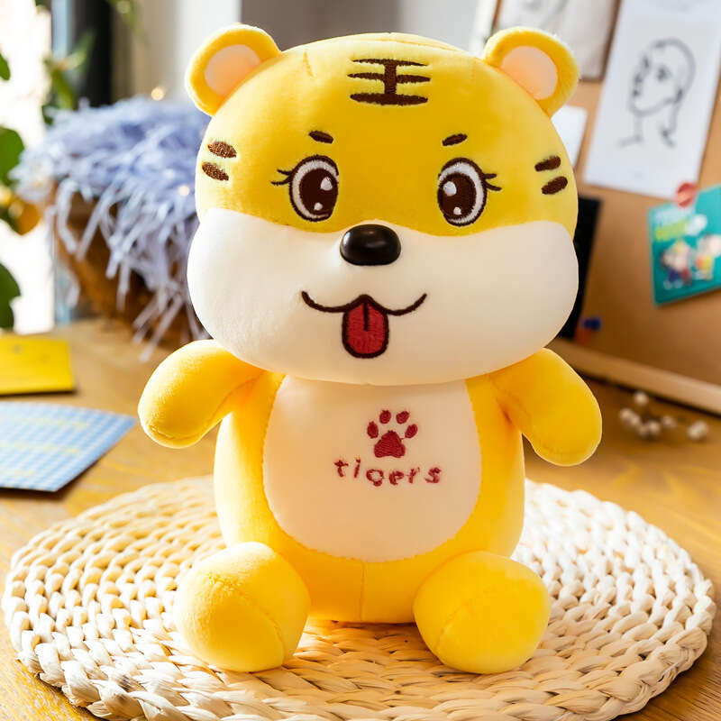 Picture of Cute Tiger Plush Doll Pillow For Children Gift
