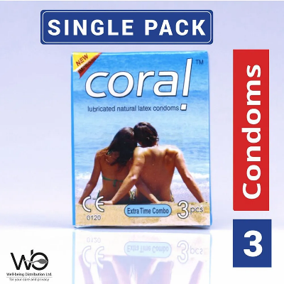 Buy Coral Extra Time Combo Condom  at best price In Bangladesh
