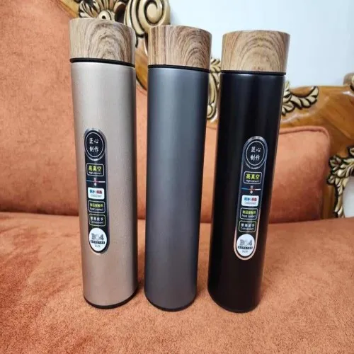 Buy Wooden Cap Insulated Thermos Stainless Steel Double Layer Vacuum Flask 500ml at Best Prices in Bangladesh