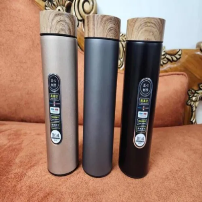 Buy Wooden Cap Insulated Thermos Stainless Steel Double Layer Vacuum Flask 500ml at Best Prices in Bangladesh