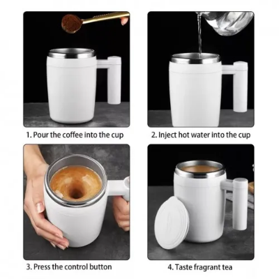 Buy Self Stirring Coffee Milk Tea Cup Smart Mixing Stainless Steel Mug at Best Prices in Bangladesh