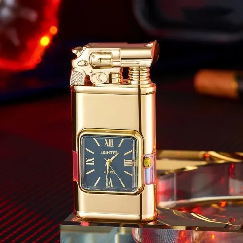 Buy Electric Lighters Rechargeable Windproof Flameless Plasma Arc lighters with Clock dial Luxury Vintage Fancy Cool lighters for Candle Gift for Man at Best Prices in Bangladesh