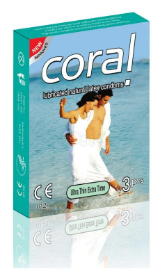 Buy Coral Ultra-Thin Extra Time Condom  at best price In Bangladesh
