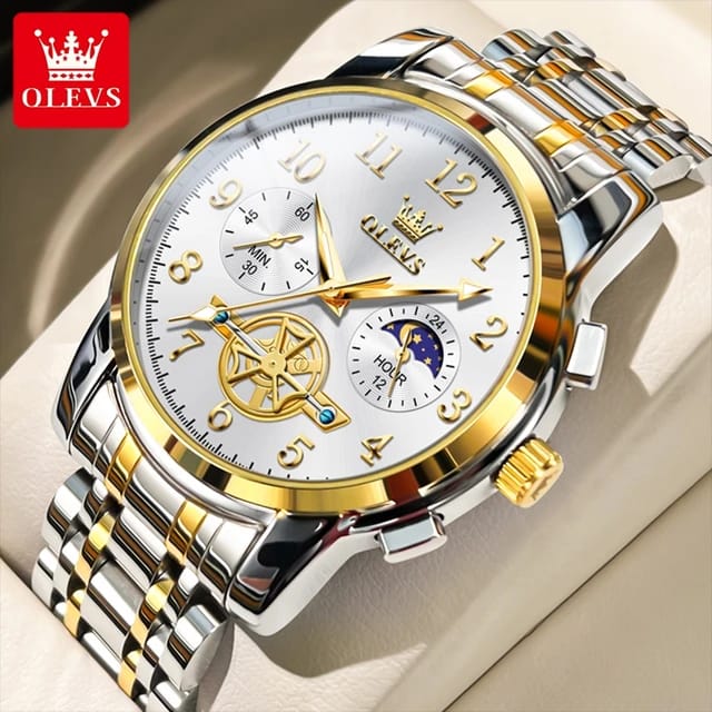 Buy OLEVS 2903 Luxury Quartz Movement Watch at Best Prices in Bangladesh