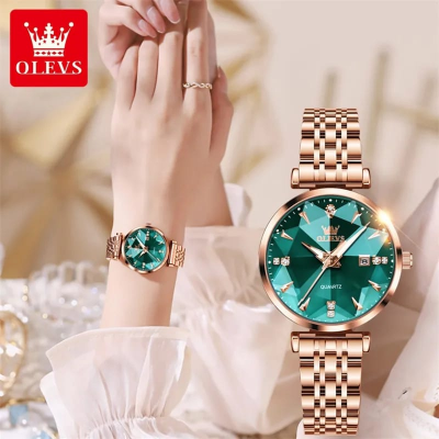 Buy OLEVS 5536 Luxury Quartz Movement Watch at Best Price In Bangladesh