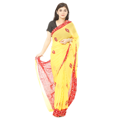 Buy Luxury Designed Georgette Saree for Women - MN-401 at best price In Bangladesh