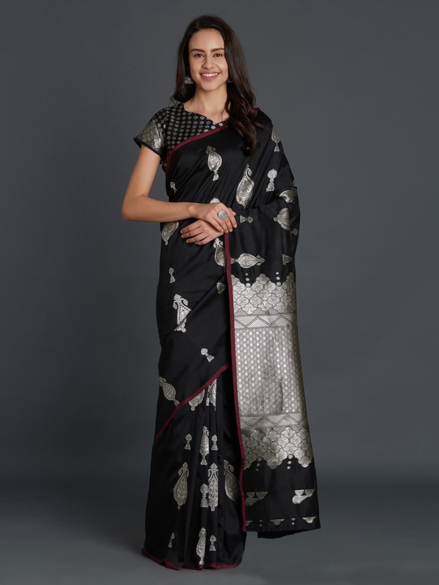 Buy Stylish & Glorious Printed Silk Saree With Blouse Piece Online at Best Price in Bangladesh