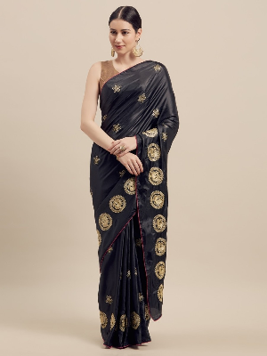 Buy Stylish & Glorious Printed Silk Saree With Blouse Piece  at Best Price In Bangladesh