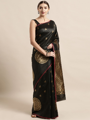 Buy Stylish & Glorious Printed Silk Saree With Blouse Piece  at Best Price In Bangladesh