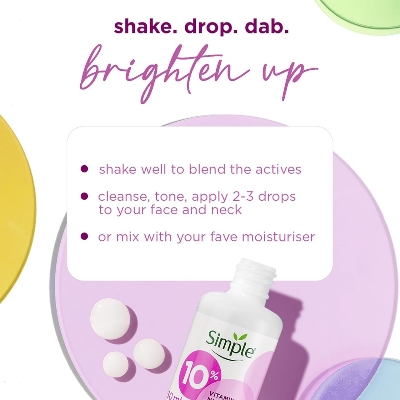 Picture of Simple 10% Niacinamide Vitamin B3 Serum 30ml | Skin Care Product Suitable For All Skin Types | For Even Skin Tone & Texture