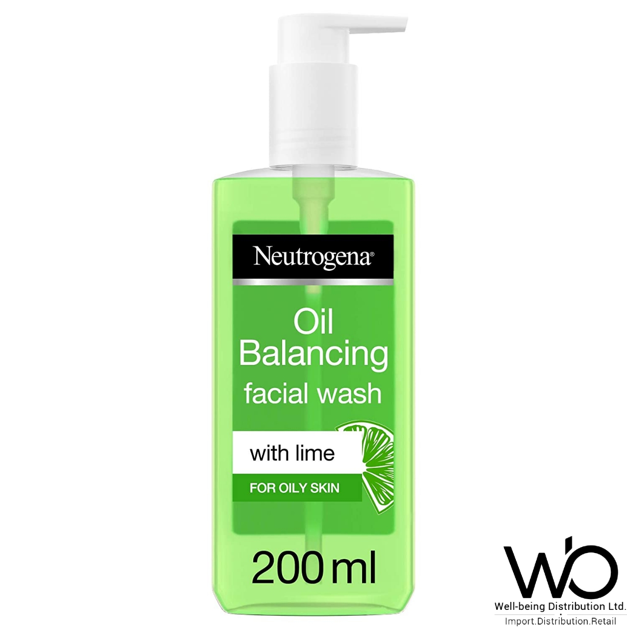 Picture of Neutrogena Facewash - Oil Balancing Facial Wash with Lime - 200ml