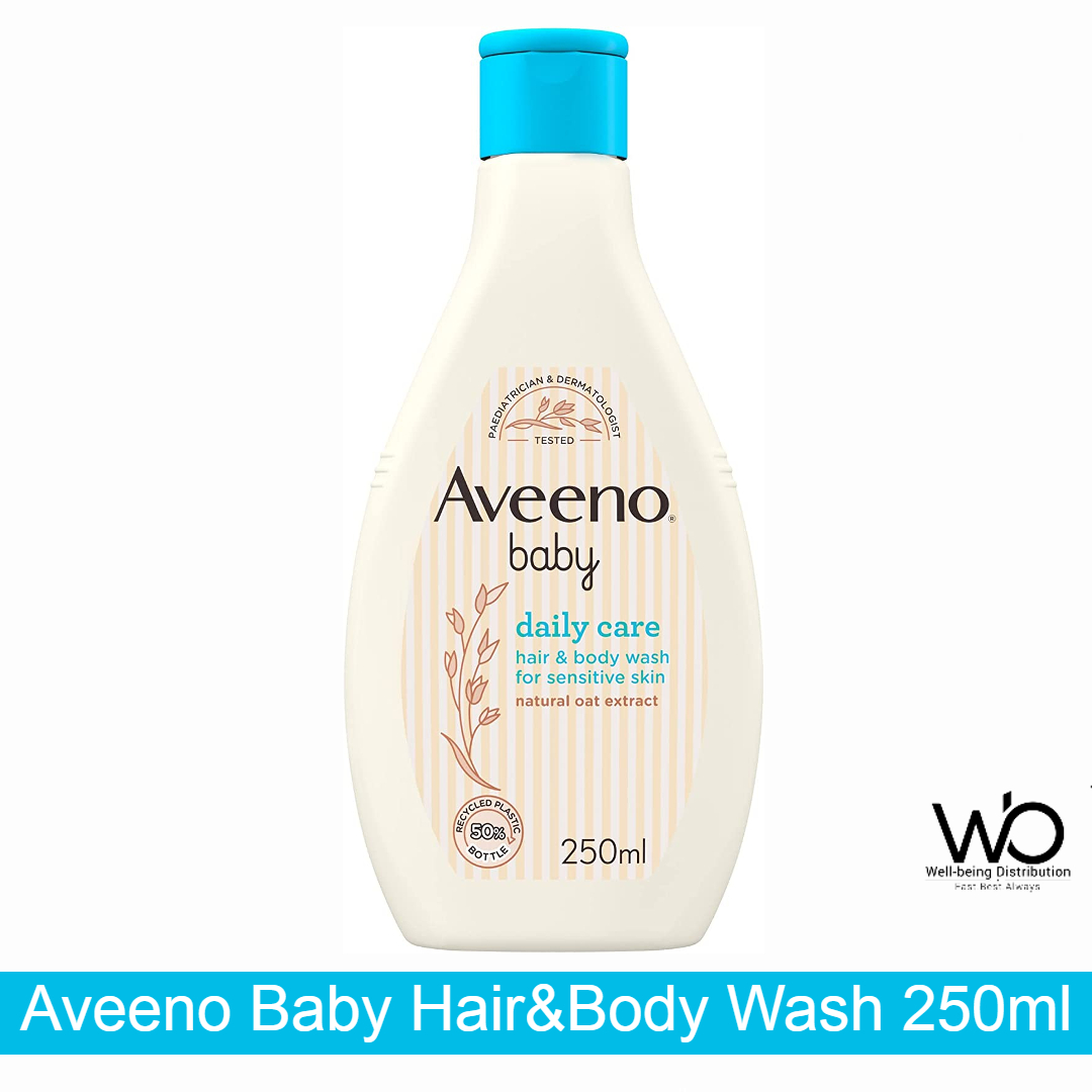 Picture of Aveeno Baby Daily Care Hair & Body Wash 250ml (Made in UK)
