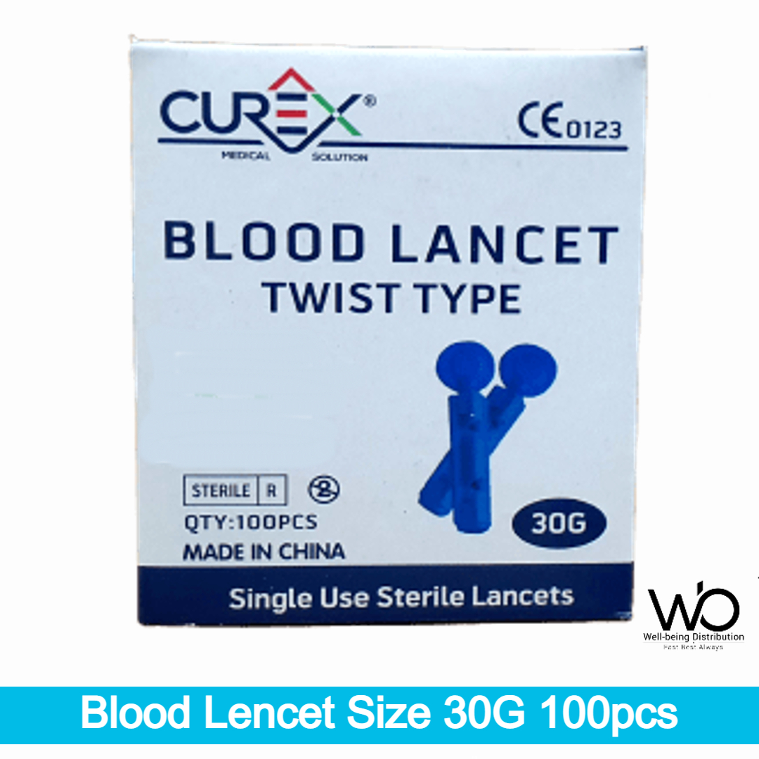 Picture of Curex Blood Lancet Twist Type Size 30G 100pcs Box (Made in China)