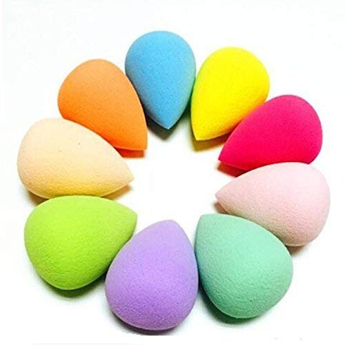 Picture of W7 Power Puff Lates Free Face Blender Sponge 2pcs Makeup Puff (Multicolor)