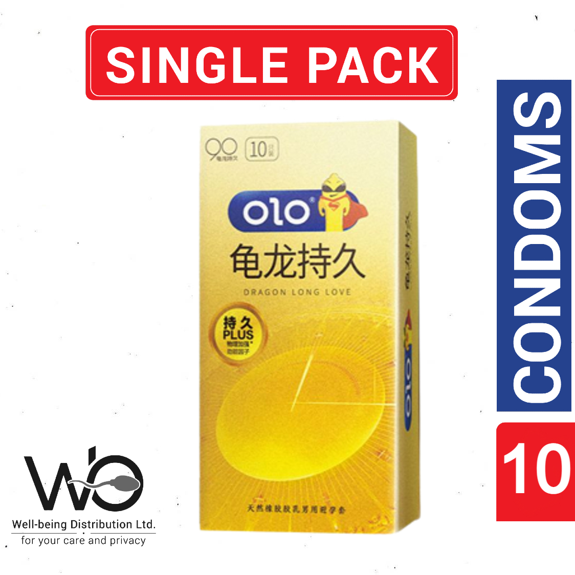 Picture of Olo Condom Dragon Long Love 10pcs Pack (Made in China)