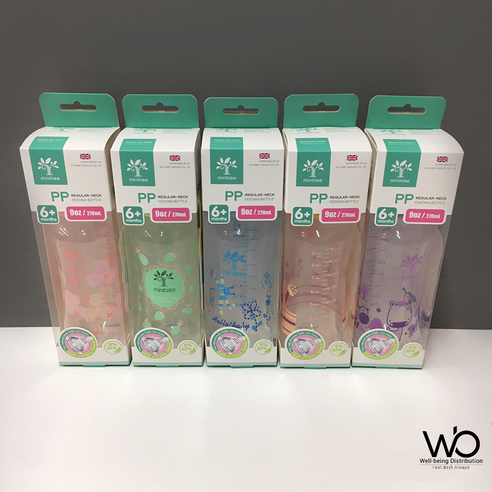 Picture of Baby Feeder Minitree Baby Feeding Bottle 6m+ 270ml Bottle Multicolor Available