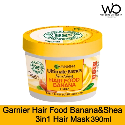 Picture of Garnier Ultimate Blends Hair Food Banana 3in1 Dry Hair Mask Treatment 390ml (International)