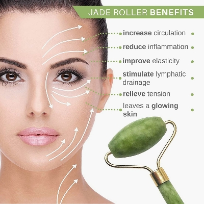 Picture of Jade Facial Roller Massager