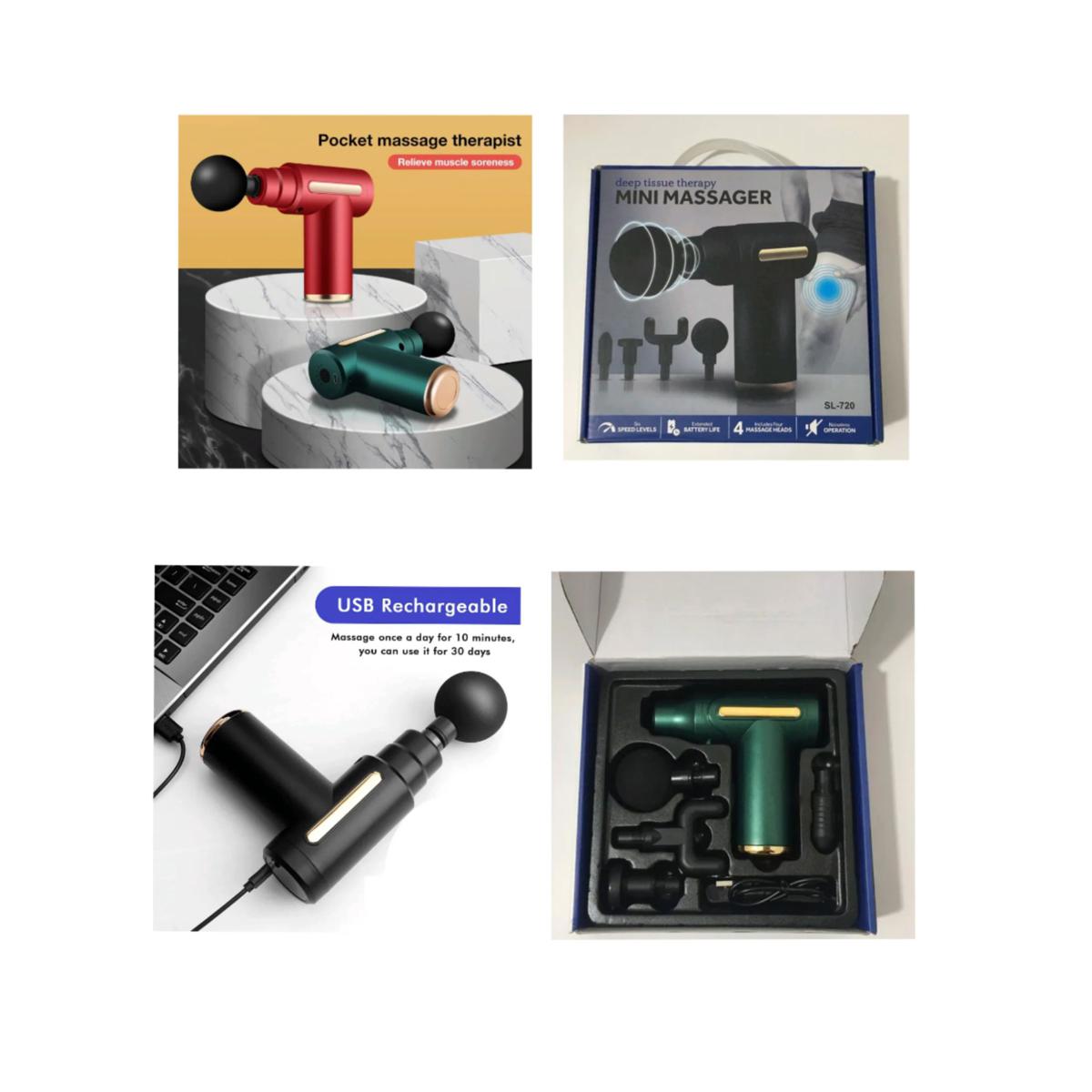 Picture of Mini Massager Rechargeable Deep Tissue Therapy SL-720