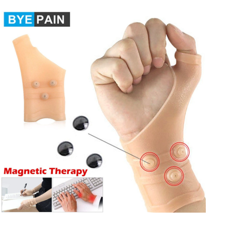 Picture of 1pcs Magnet Hand Protector Silicone Wrist Support Brace Wrist Glove Wrist Protection For Men & Women